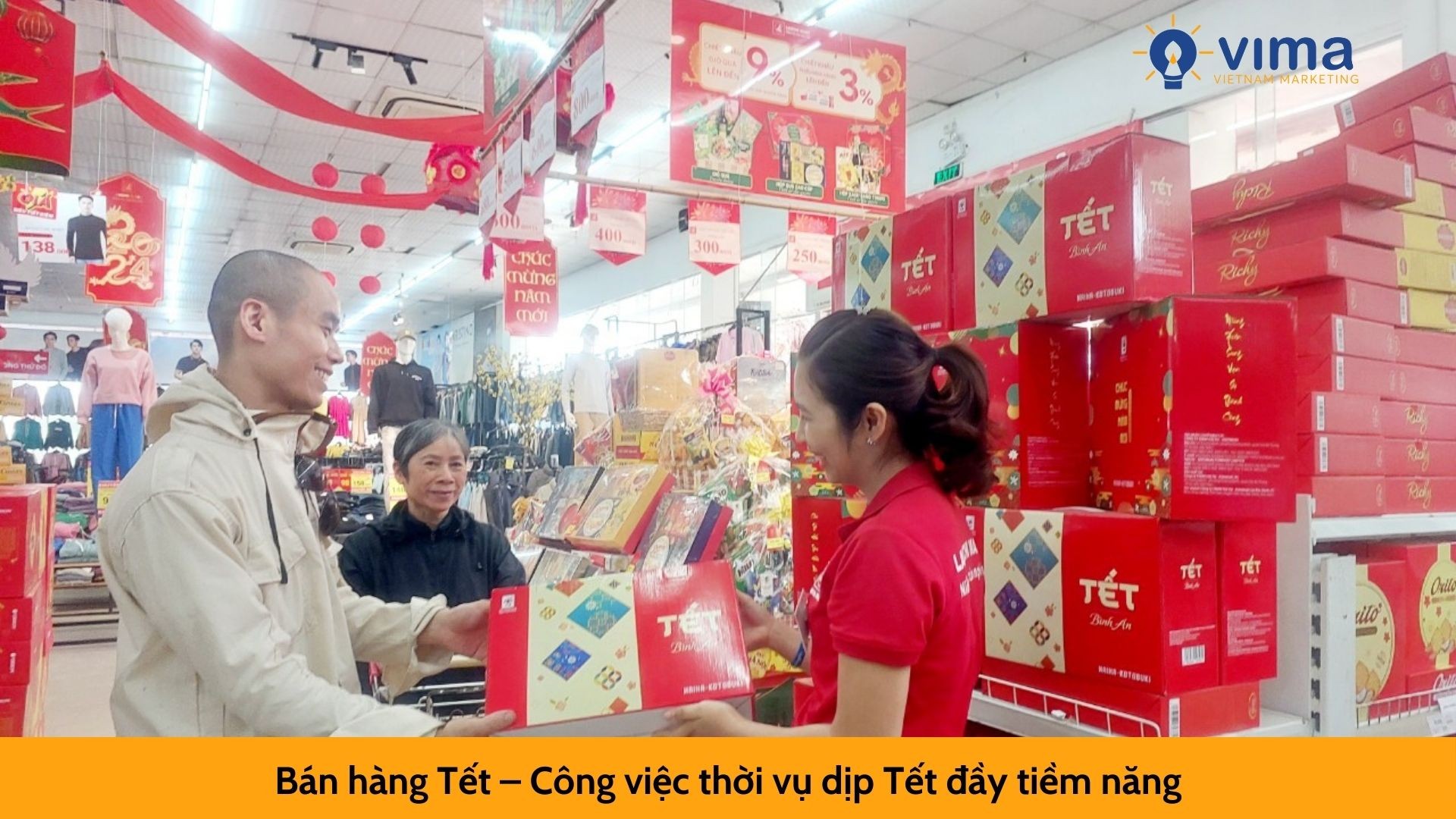 Bán hàng Tết – Công việc thời vụ dịp Tết đầy tiềm năng